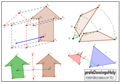 Transformaciones geométricas en el plano con geogebra