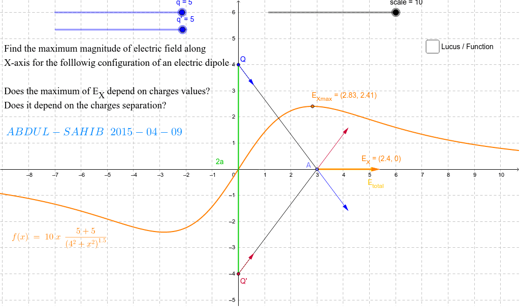 GeoGebra Applet