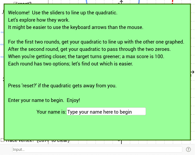 GeoGebra Applet