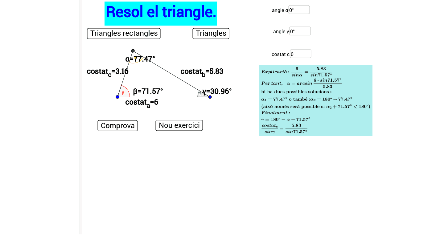GeoGebra Applet