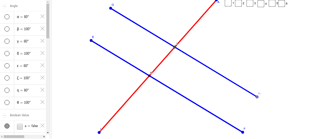PARALLEL LINES AND TRANSVERSAL Press Enter to start activity