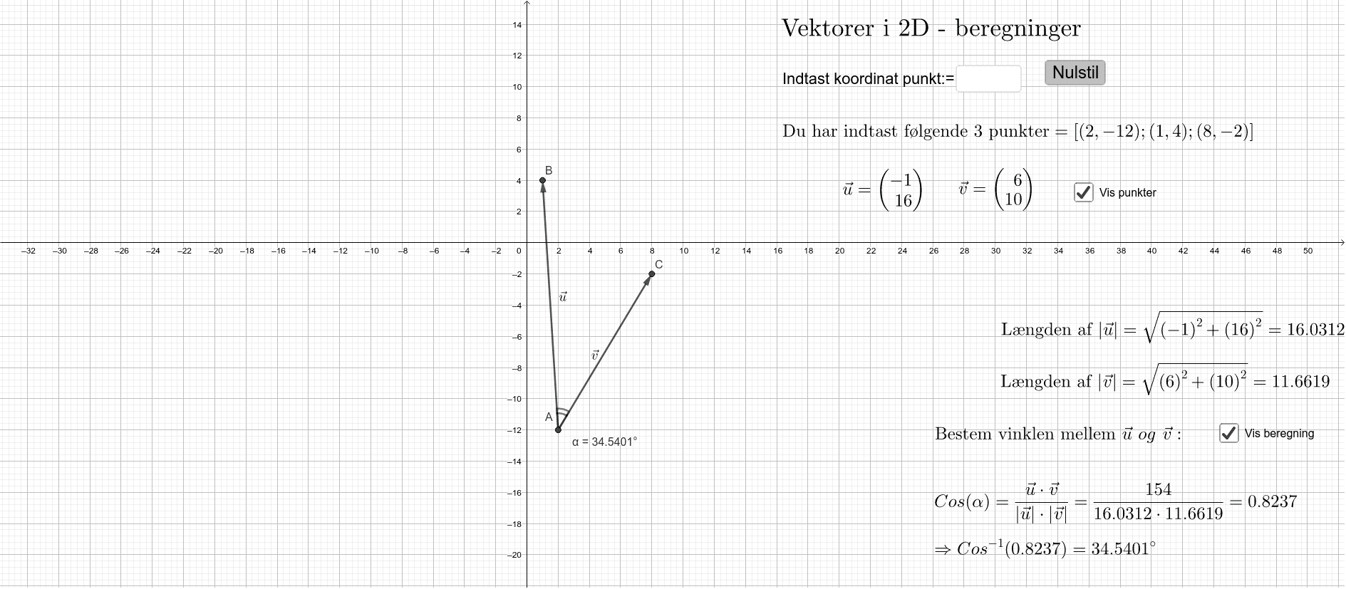 GeoGebra Applet