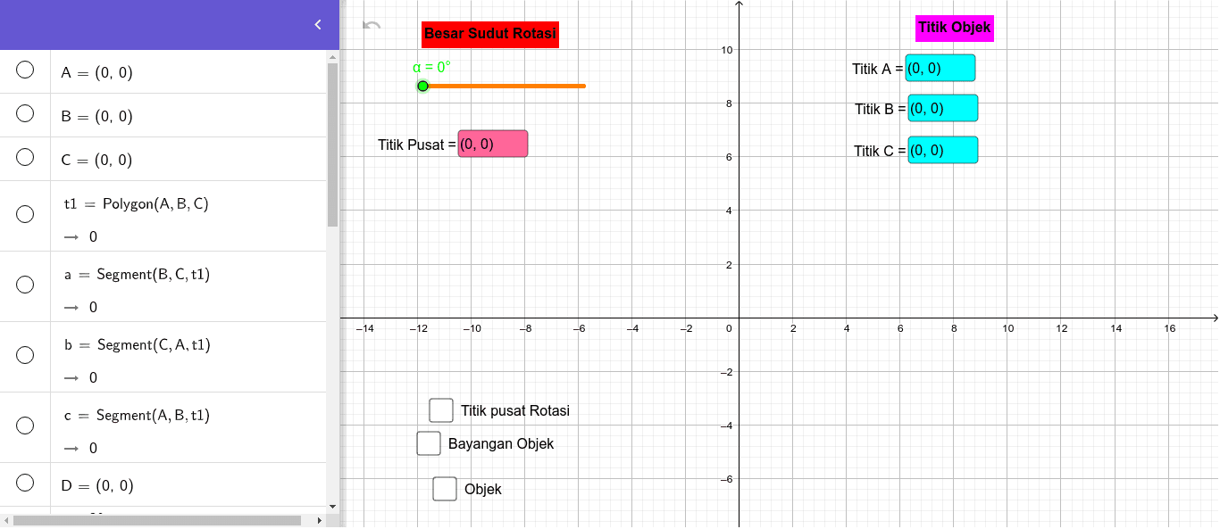 Rotasi Transformasi Geometri Geogebra<script async src=