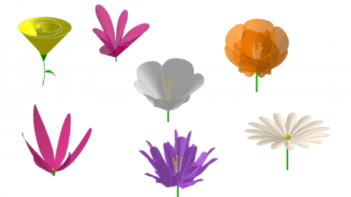 Flores 3D – GeoGebra