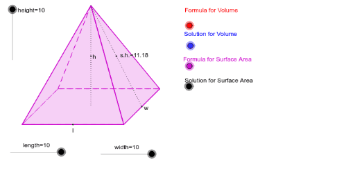 Rectangular Pyramid – GeoGebra