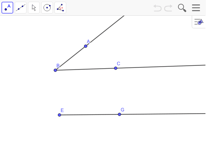 Copying an Angle GeoGebra