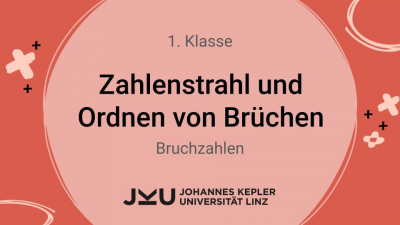 Zahlenstrahl und Ordnen von Brüchen