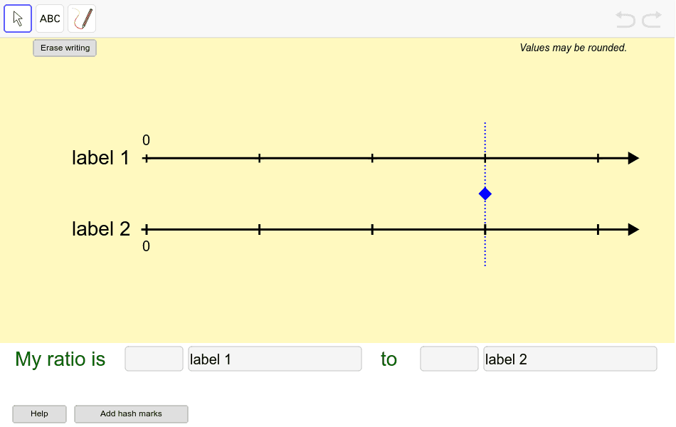Double Number Line – GeoGebra