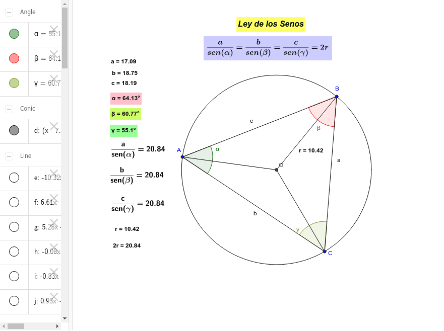 GeoGebra Applet