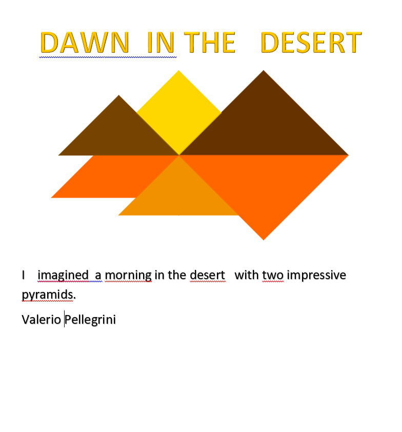 "Dawn in the desert"- Valerio Pellegrini