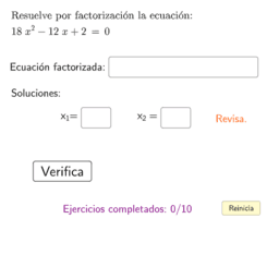 M2. Ecuaciones cuadráticas