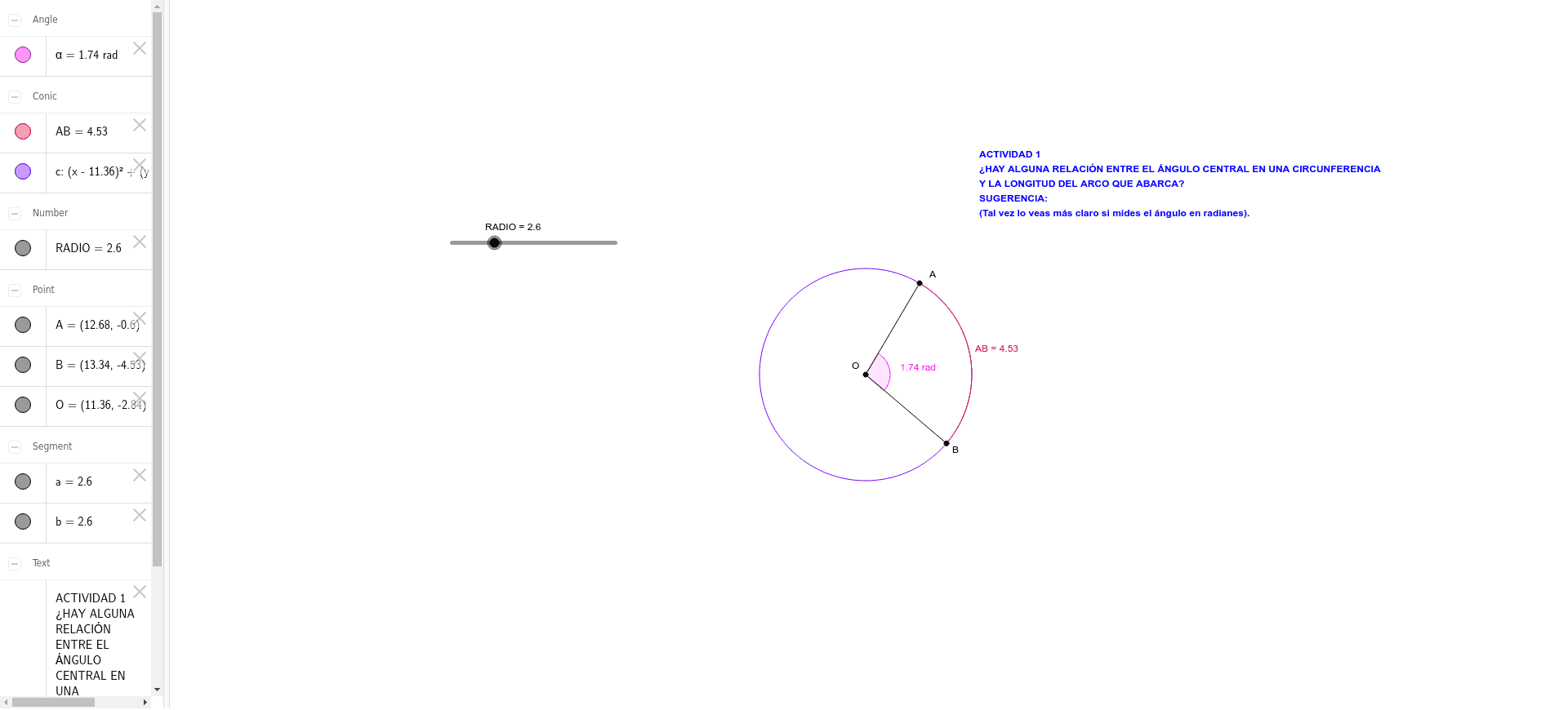 GeoGebra Applet