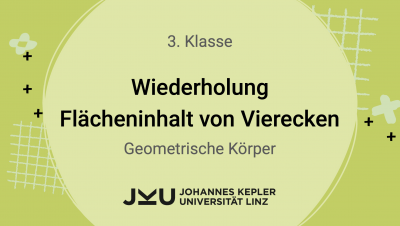 Flächeninhalt von Vierecken