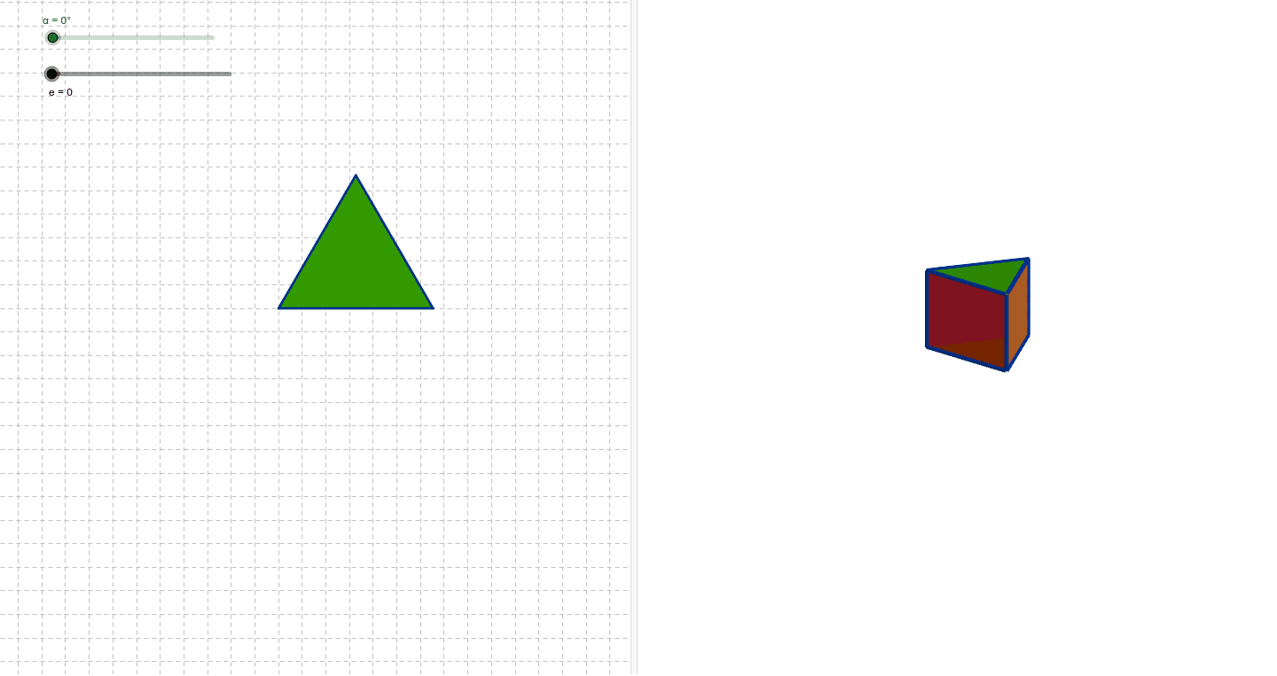 Nets of prisms – GeoGebra