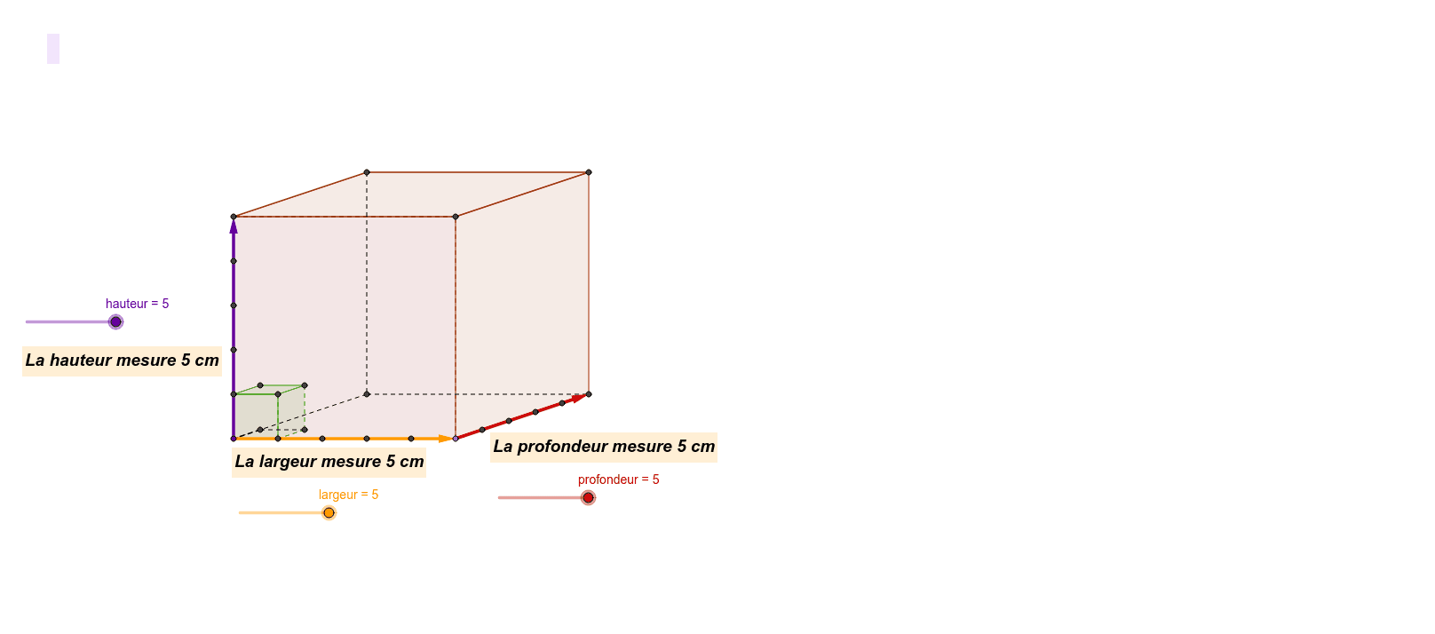 Lecture d'un voltmètre 4 – GeoGebra