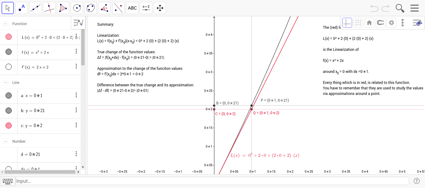 GeoGebra Applet