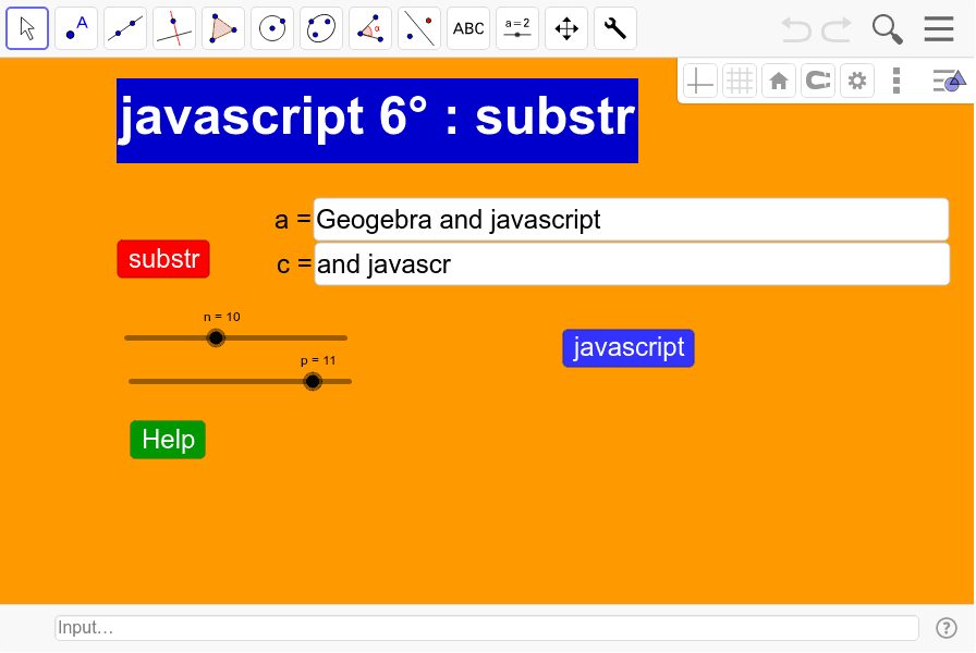 javascript 6" GeoGebra