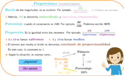 1º ESO - T07. PORCENTAJES y PROPORCIONES