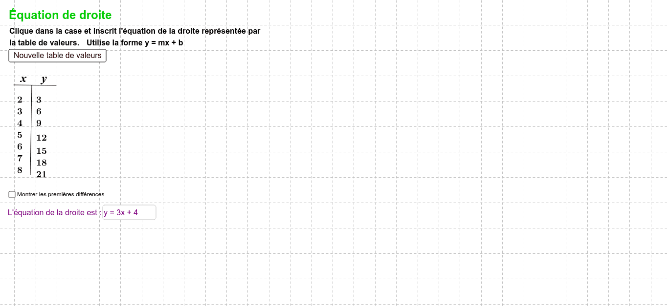 GeoGebra Applet
