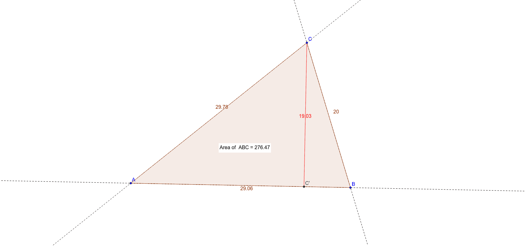 Aire Triangle Equilateral Aire du triangle – GeoGebra