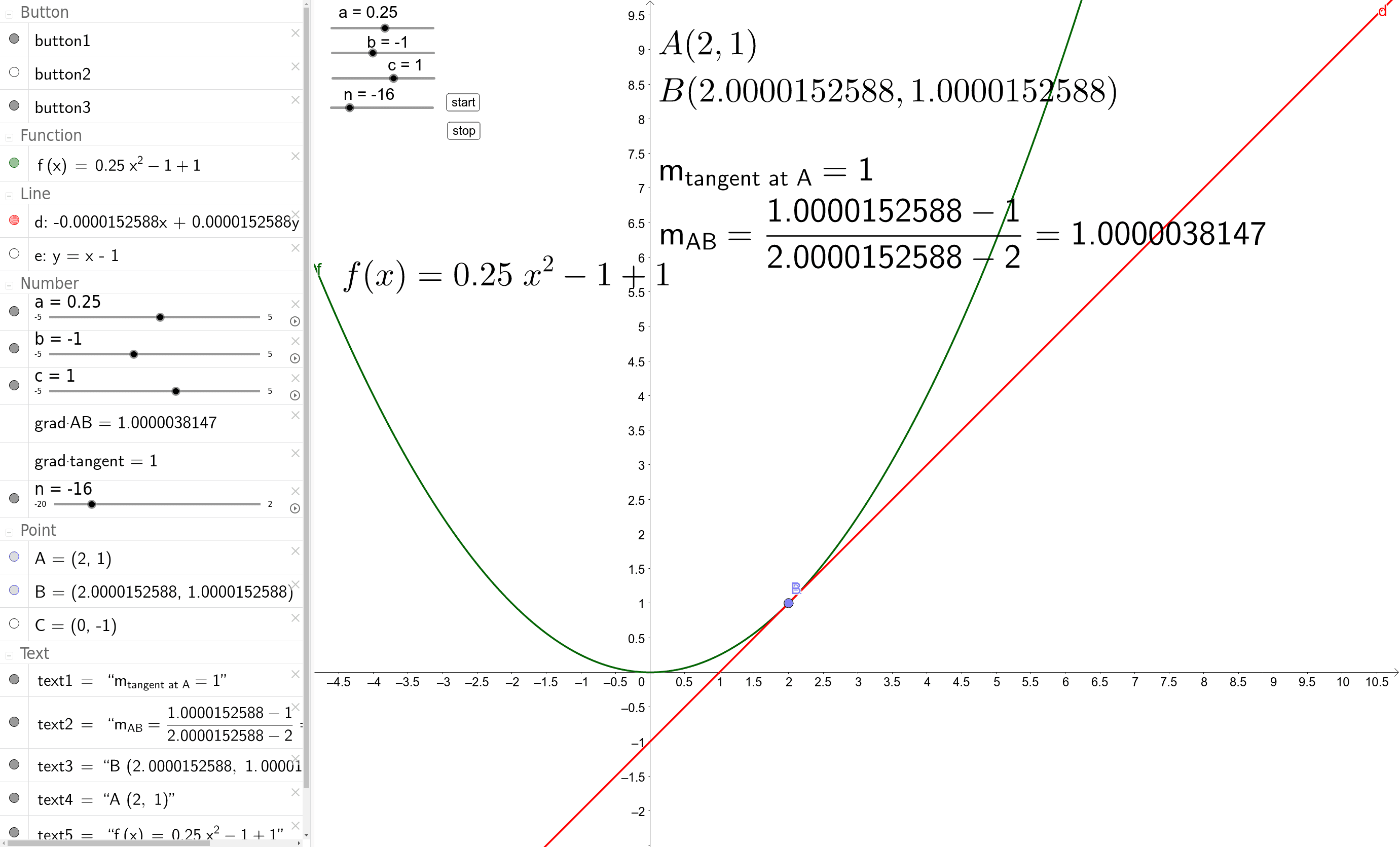 GeoGebra Applet