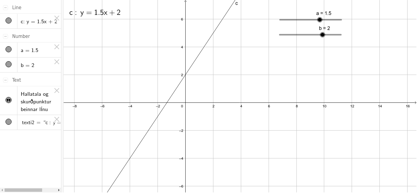 GeoGebra Applet