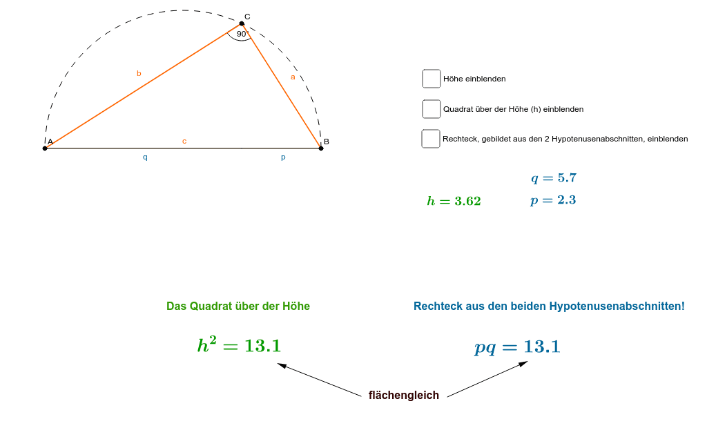 GeoGebra Applet