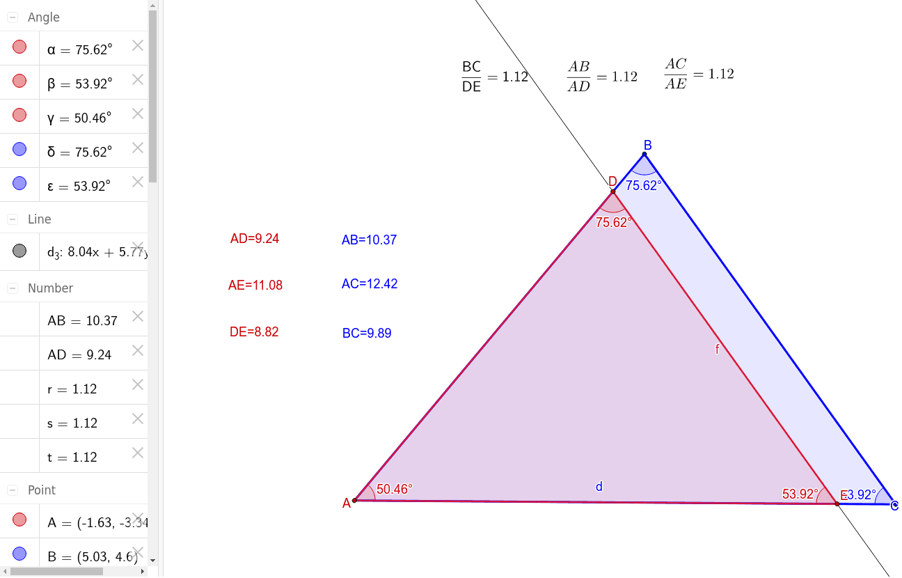 GeoGebra Applet