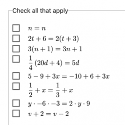 All, Some, or No Solutions: IM 8.4.7