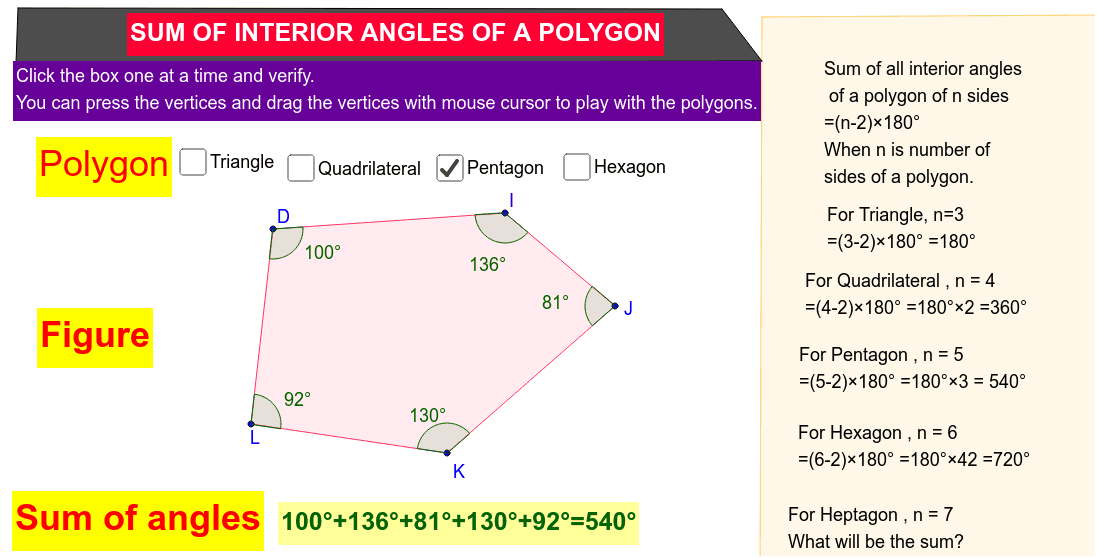 GeoGebra Applet