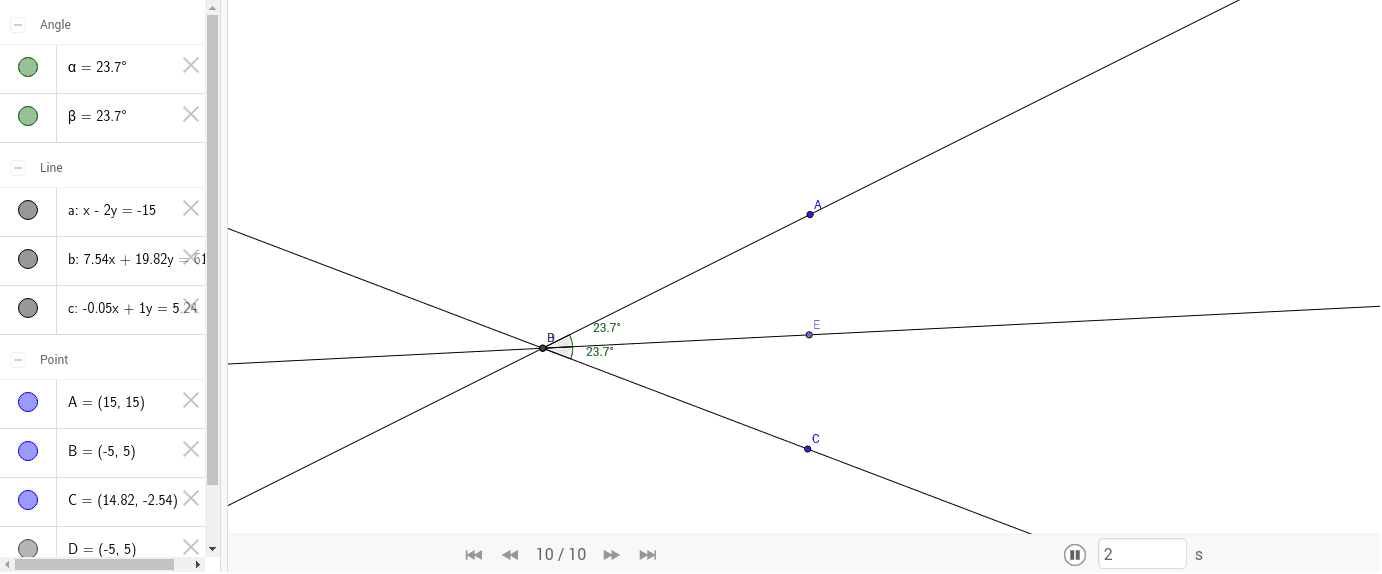 GeoGebra Applet