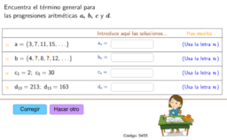 3ºESO. Sucesiones y Progresiones