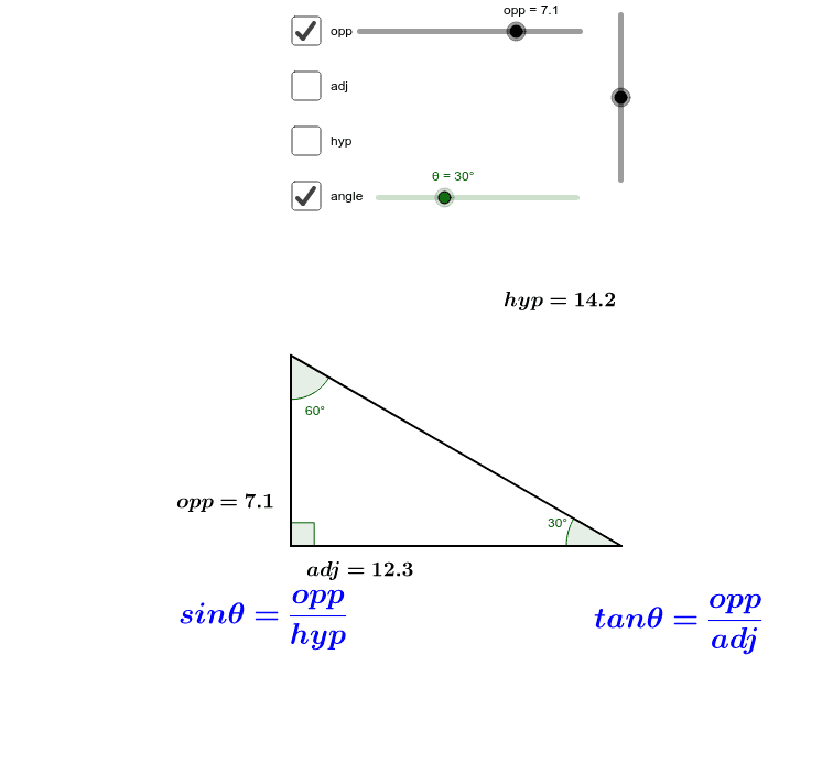 Trigonometry solver deals
