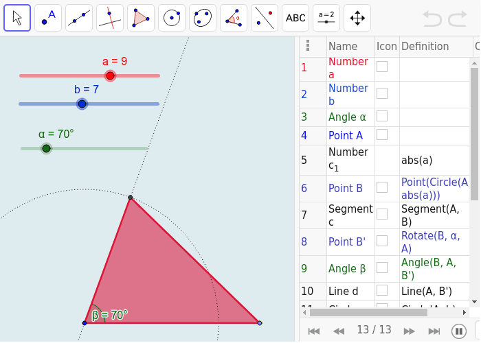 GeoGebra Applet