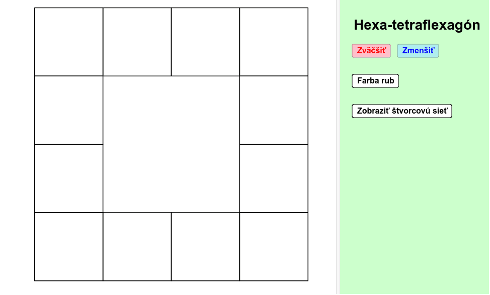 Konštrukcia hexa-tetraflexagónu