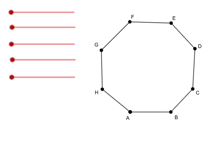 Sum of the Interior Angles in an Octagon GeoGebra