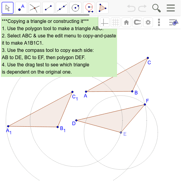 GeoGebra Applet