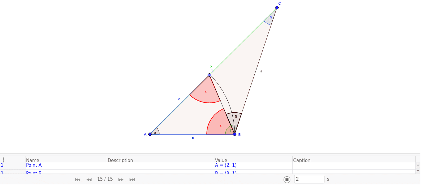 GeoGebra Applet