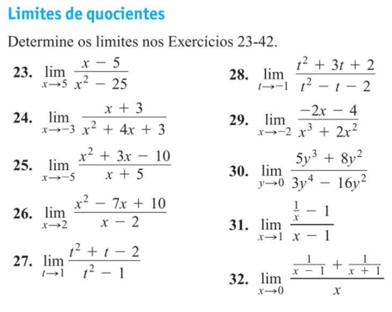 A seguir há diversos exercícios que pode usar para ter certeza de que aprendeu... ;-)