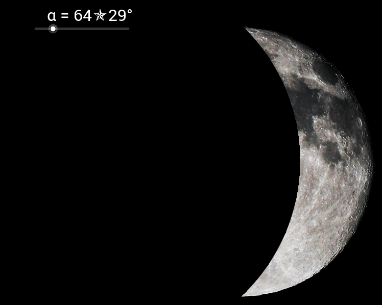 Moon Phases Animation – GeoGebra Moon Phases Animation – GeoGebra