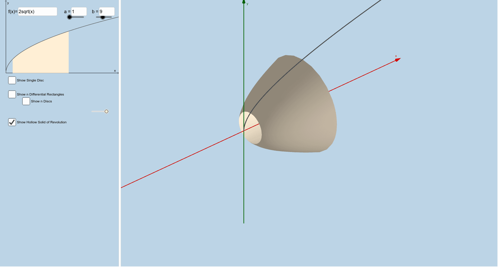 Disc Action!!! GeoGebra