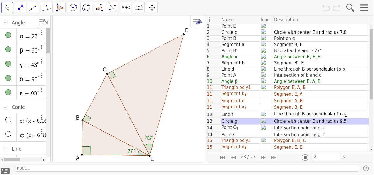 GeoGebra Applet