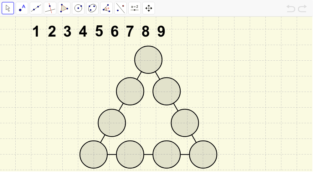Magic Triangle GeoGebra