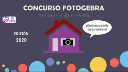 Concurso FotoGebra 2020. Categoría III