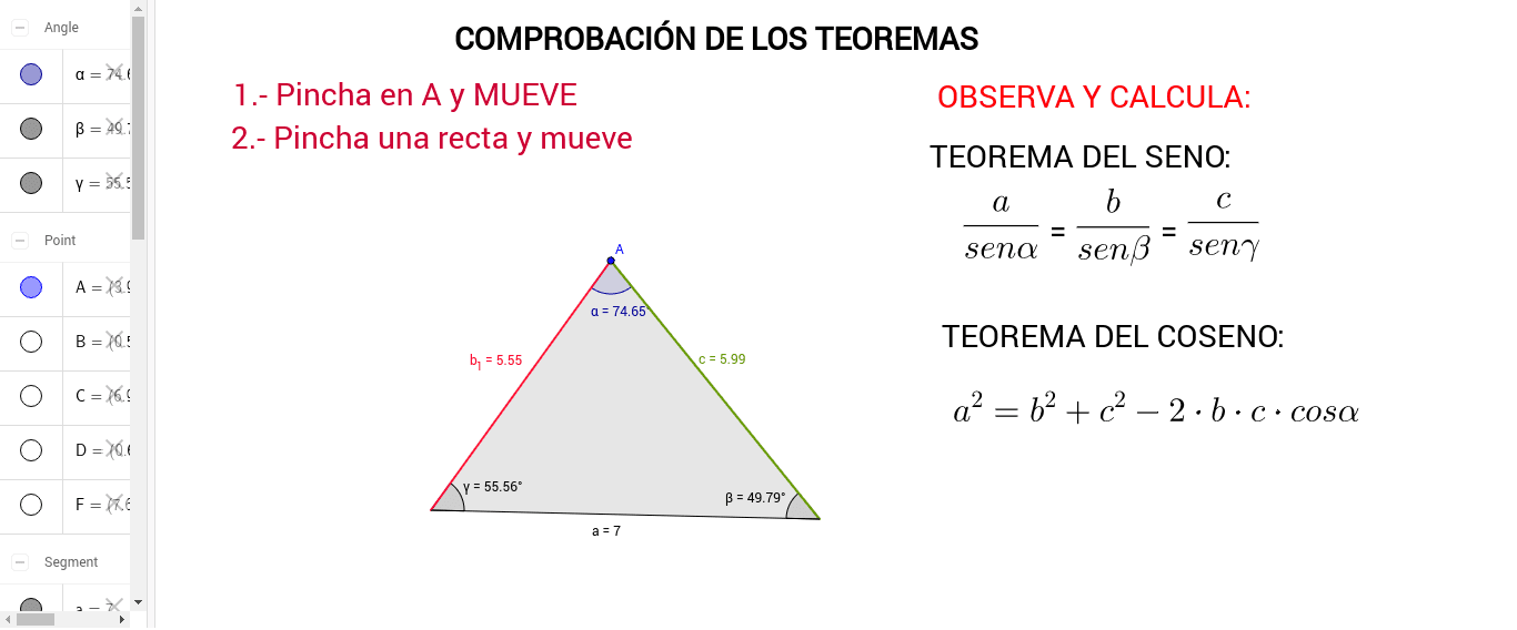 GeoGebra Applet