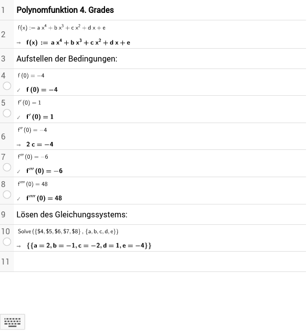 GeoGebra Applet