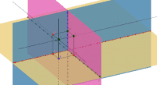 Цэгийн проекц – GeoGebra
