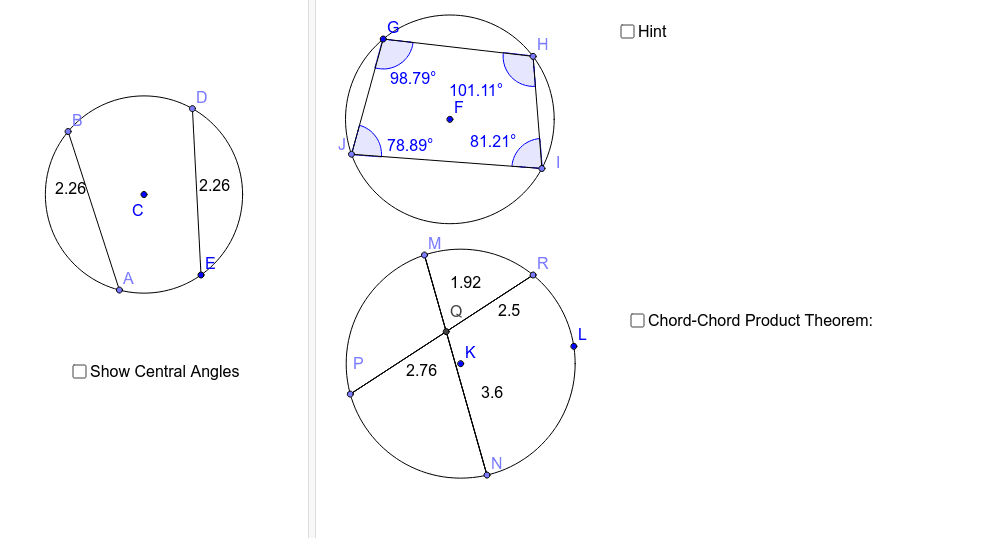 GeoGebra Applet