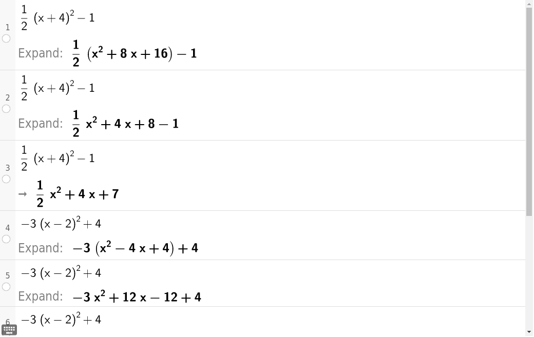 GeoGebra Applet