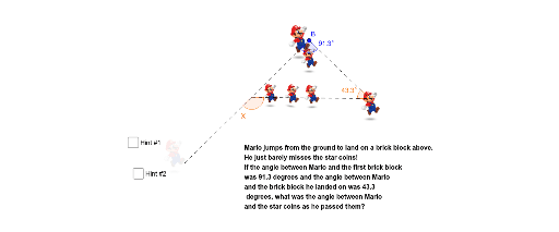Mario's Jump (Exterior Angles 2) – GeoGebra